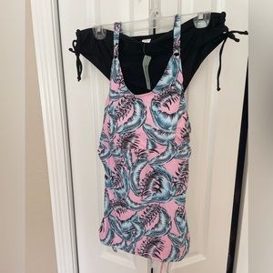 NWT Adjustable XL Maternity Tankini Swimsuit